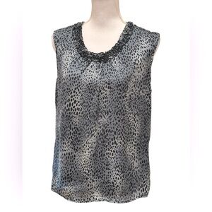 ECI Sleeveless Blouse. Medium